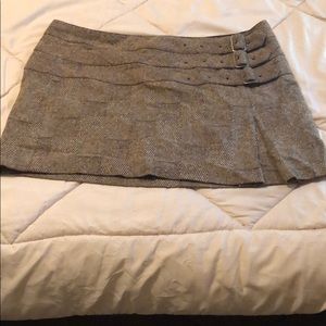 Chocolate Checkered Short Skirt by EXPRESS